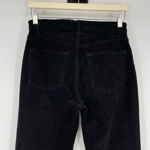 Reformation | Peyton High Rise Bootcut Corduory Pants in Black 27 - Picture 8 of 11